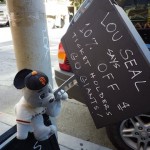 ジャイアンツのマスコットLou Seal(ルー・シール)も登場