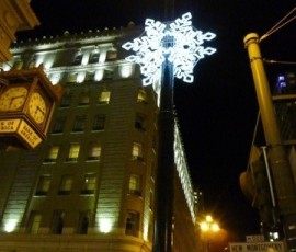 街灯にもスノーフレーク