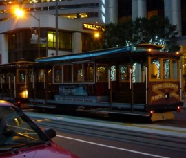 カリフォルニア通りのケーブルカー停留所